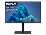 Acer B7 Vero B247YEbmiprzxv Monitor, 23.8", Full HD (1920x1080), IPS, 100Hz Refresh rate, 4Ms Response Time, Zero Frame Bezel, HDMI/DP/VGA/USB