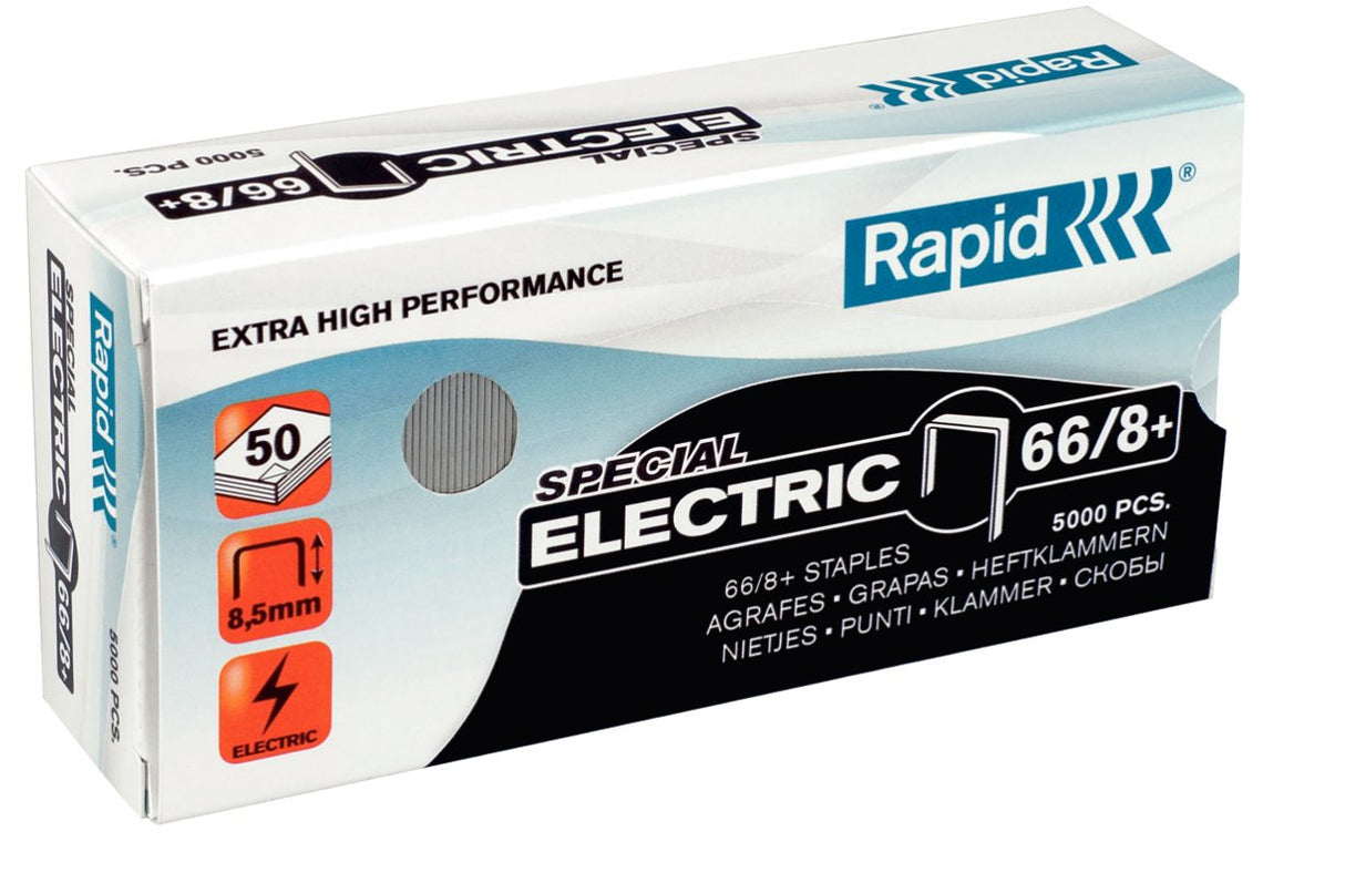 Rapid 66/8+ Staples pack 5000 staples