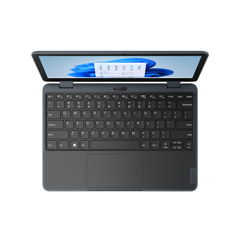 Lenovo 300w Yoga Intel® N N100 Hybrid (2-in-1) 29.5 cm (11.6") Touchscreen HD 8 GB LPDDR5-SDRAM 128 GB SSD Wi-Fi 6 (802.11ax) Windows 11 Pro Grey