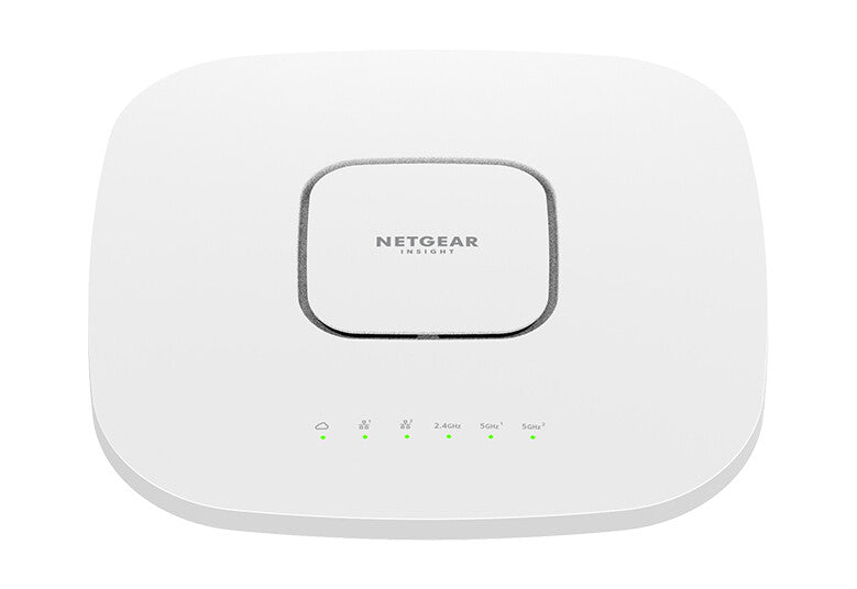 NETGEAR Insight Cloud Managed WiFi 6 AX6000 Tri-band Multi-Gig Access Point (WAX630) 6000 Mbit/s White Power over Ethernet (PoE)