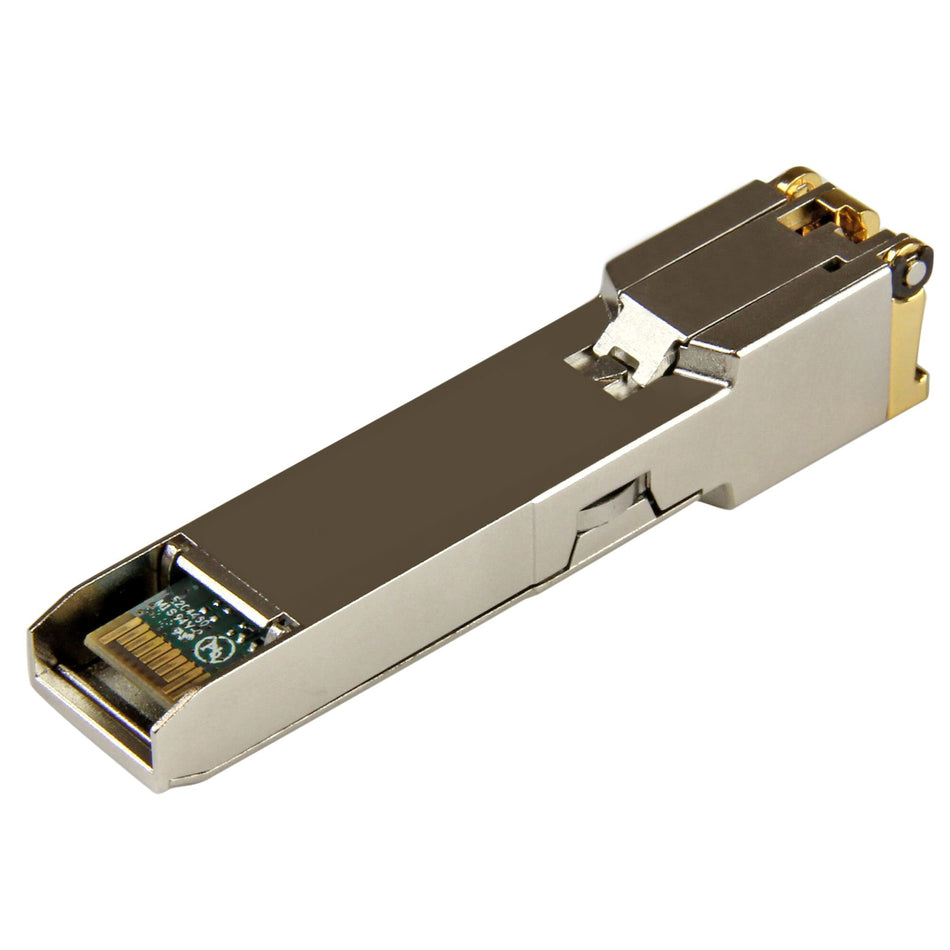 StarTech.com Cisco GLC-T Compatible SFP Transceiver Module - 1000BASE-T~Cisco GLC-T Compatible SFP Module - 1000BASE-T - SFP to RJ45 Cat6/Cat5e - 1GE Gigabit Ethernet SFP - RJ-45 100m - Cisco Firepower, ASR920, IE2000