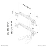 Neomounts monitor desk mount