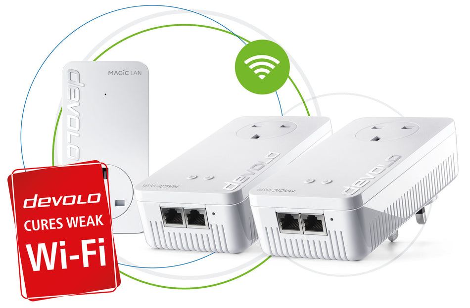 Devolo Magic 1 WiFi 1200 Mbit/s Ethernet LAN Wi-Fi White 3 pc(s)