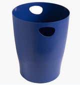 Exacompta Bee Blue Ecobin Waste Paper Bin - Navy Blue - New