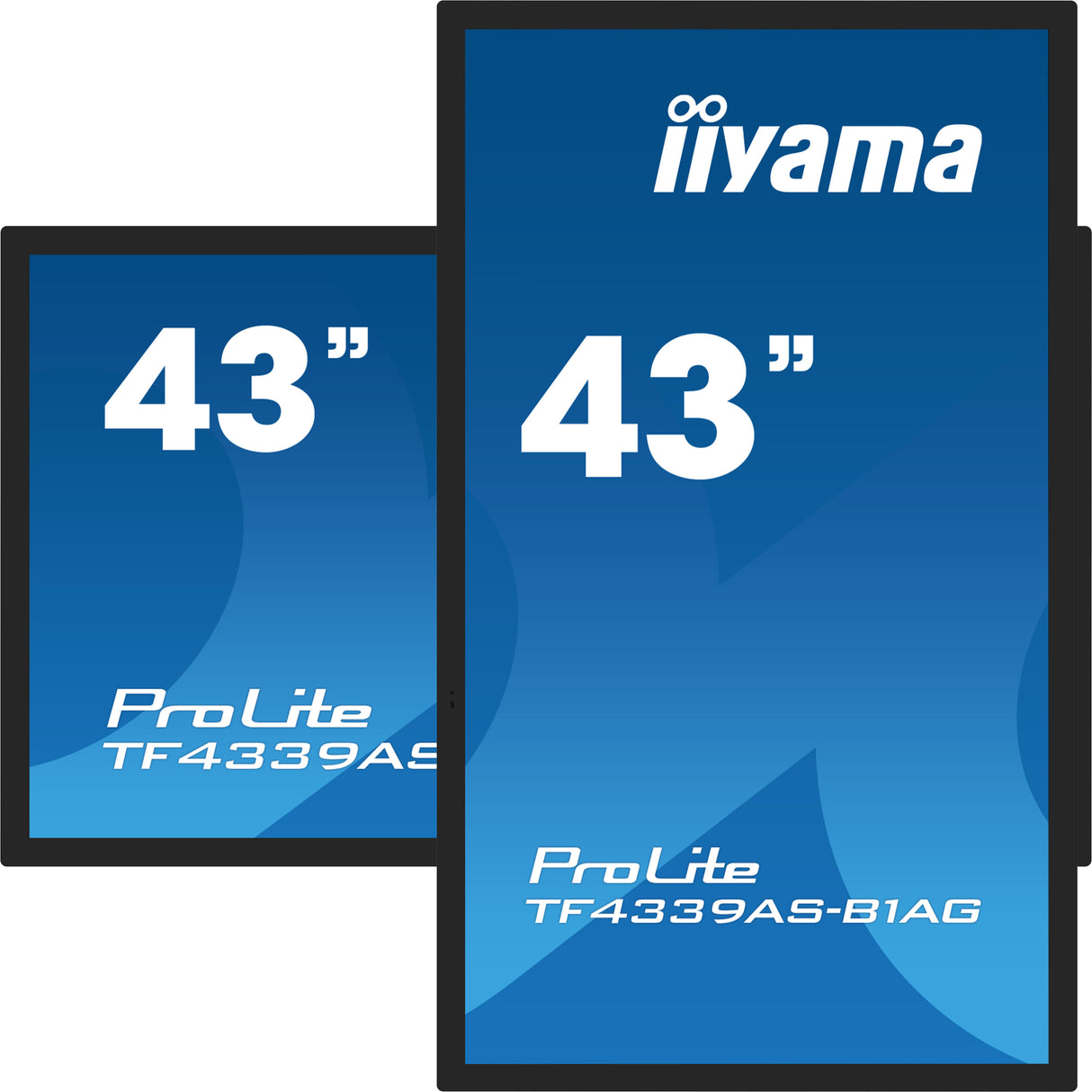 iiyama TF4339AS-B1AG Signage Display Digital signage flat panel 108 cm (42.5") LED 500 cd/m² 2.4K Ultra HD Black Touchscreen Built-in processor Android 24/7