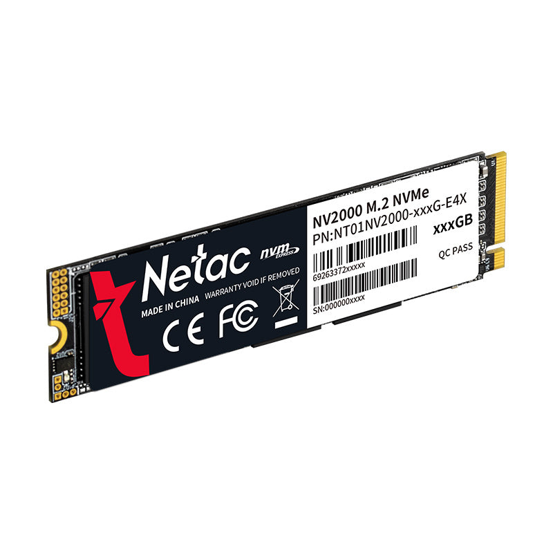 Netac NV2000 M.2 256 GB PCI Express 3.0 NVMe 3D TLC NAND