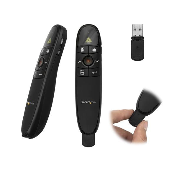 StarTech.com Wireless Presentation Remote with Red Laser Pointer - 90 ft. (27 m)