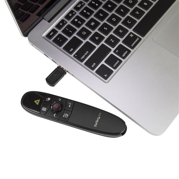 StarTech.com Wireless Presentation Remote with Red Laser Pointer - 90 ft. (27 m)