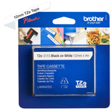 Brother TZE-231S2 DirectLabel black on white 12mm x 4m for Brother P-Touch TZ 3.5-18mm/6-12mm/6-18mm/6-24mm/6-36mm