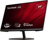 Viewsonic VA2408-MHDB computer monitor 61 cm (24") 1920 x 1080 pixels Full HD LED Black