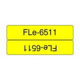 Brother FLE-6511 DirectLabel Label yellow 45mm x 21mm Pack=72