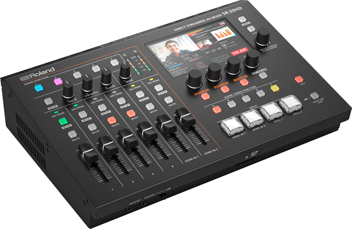 Roland SR-20HD audio mixer Black