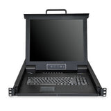 StarTech.com 8 Port Rackmount KVM Console w/ 6ft Cables - Integrated KVM Switch w/ 17" LCD Monitor - Fully Featured 1U LCD KVM Drawer- OSD KVM - Durable 50,000 MTBF - USB + VGA Support