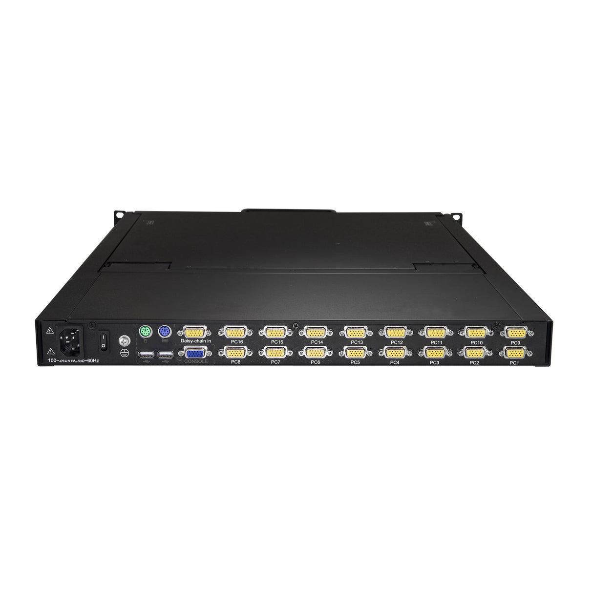 StarTech.com 16 Port Rackmount KVM Console w/ 6ft Cables - Integrated KVM Switch w/ 19" LCD Monitor - Fully Featured 1U LCD KVM Drawer- OSD KVM - Durable 50,000 MTBF - USB + VGA Support