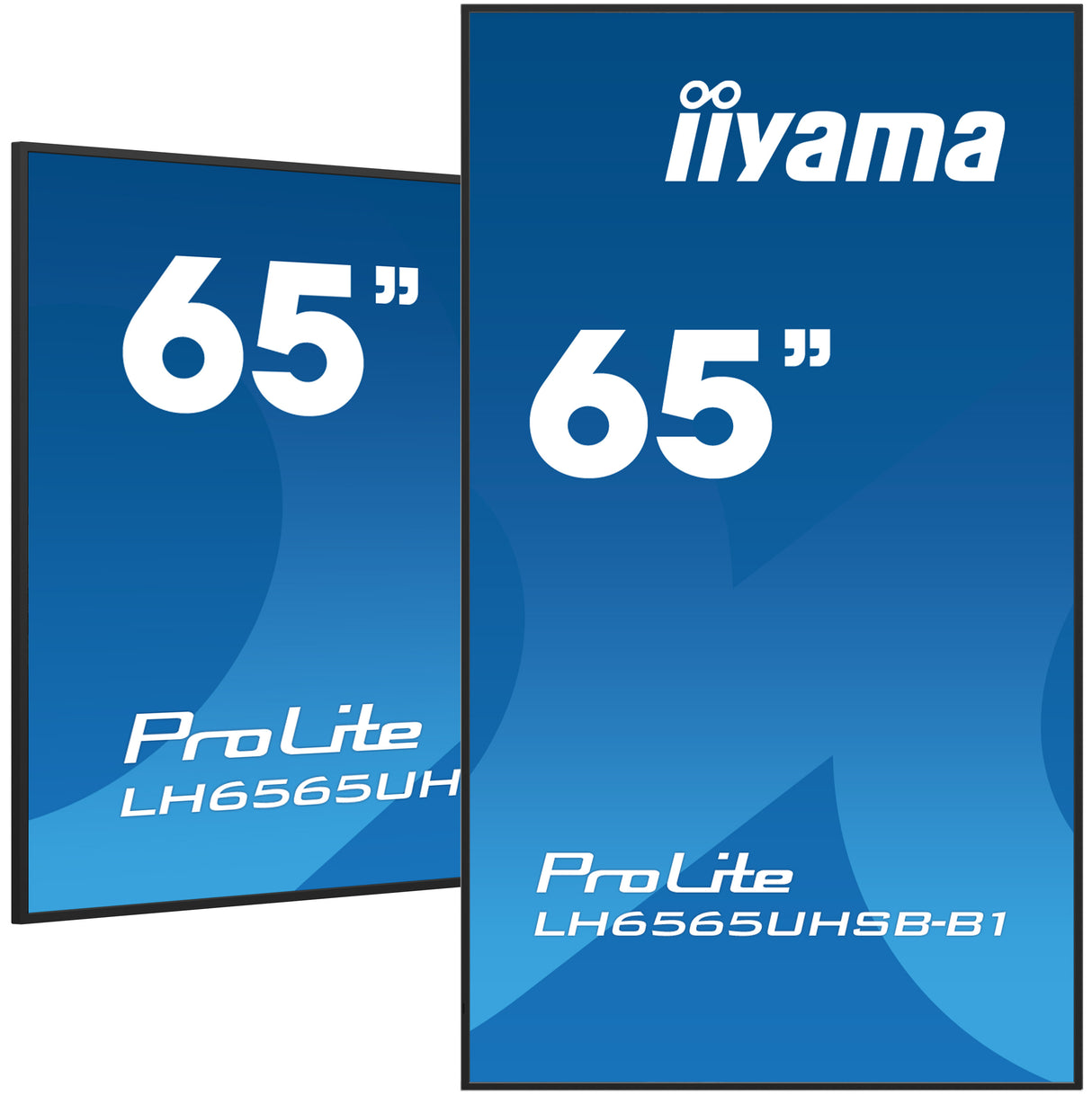 iiyama LH6565UHSB-B1 Signage Display Kiosk design 163.8 cm (64.5") LED Wi-Fi 800 cd/m² 4K Ultra HD Black Built-in processor Android 11 24/7