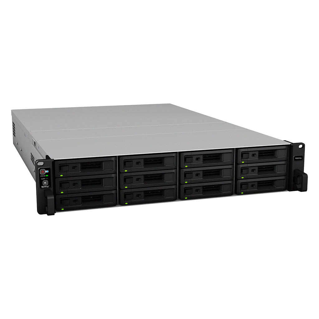 Synology RackStation RS3618xs NAS Rack (2U) Intel® Xeon® D D-1521 8 GB DDR4 DiskStation Manager Black