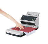 Ricoh fi-8250 ADF + Manual feed scanner 600 x 600 DPI A4 Black, Grey