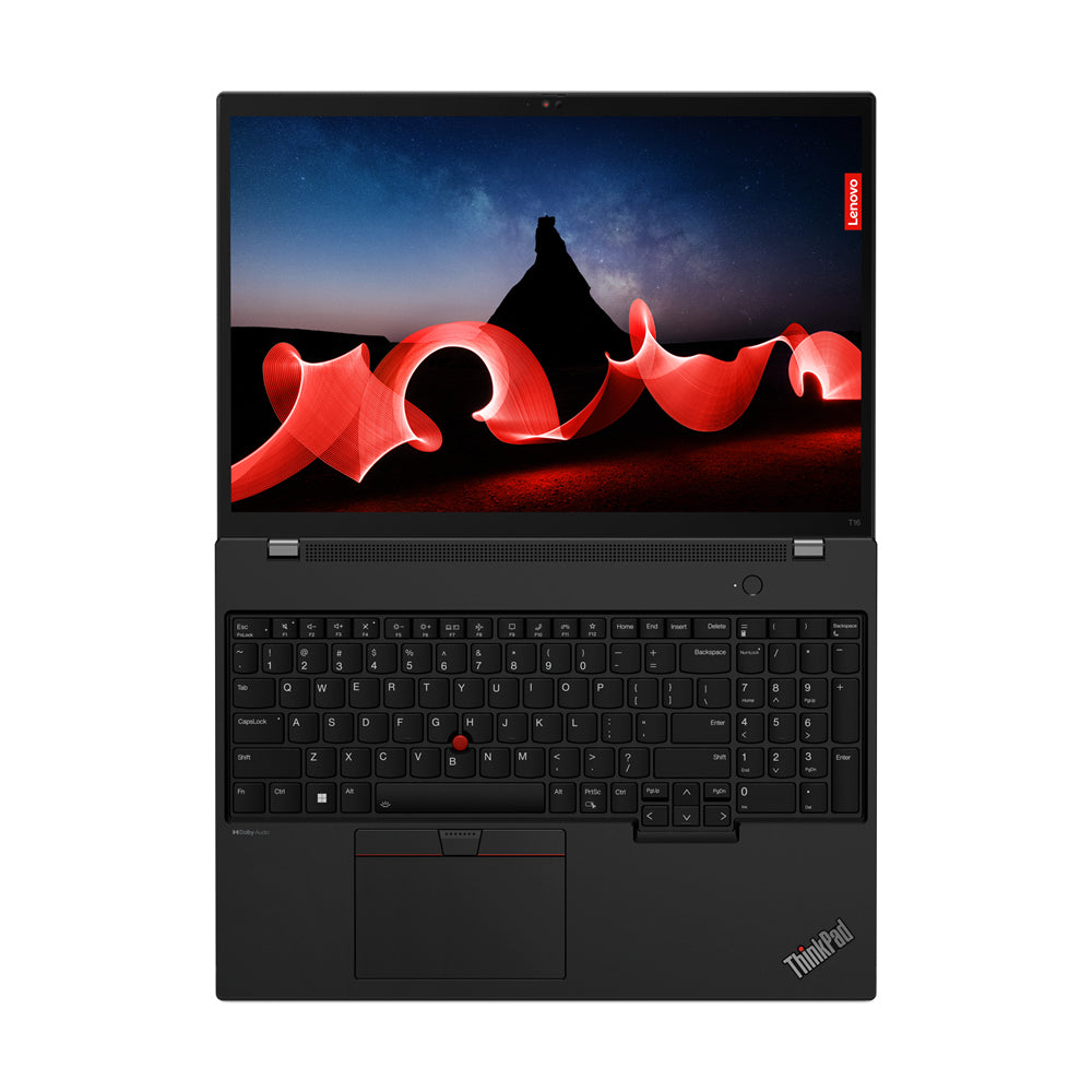 Lenovo ThinkPad T16 Intel® Core™ i5 i5-1335U Laptop 40.6 cm (16") WUXGA 16 GB DDR5-SDRAM 256 GB SSD Wi-Fi 6E (802.11ax) Windows 11 Pro Black