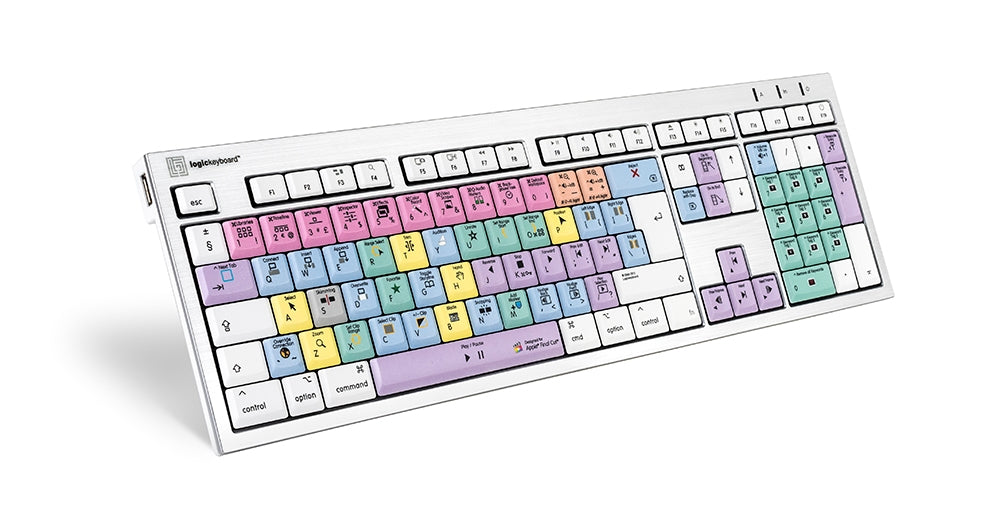 Logickeyboard LKB-FCPX10-CWMU-UK keyboard USB QWERTY UK English Multicolour