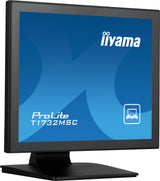 iiyama ProLite T1732MSC-B1SAG computer monitor 43.2 cm (17") 1280 x 1024 pixels Full HD LED Touchscreen Tabletop Black