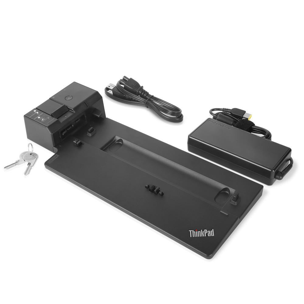 Lenovo 40AJ0135UK laptop dock/port replicator Docking Black