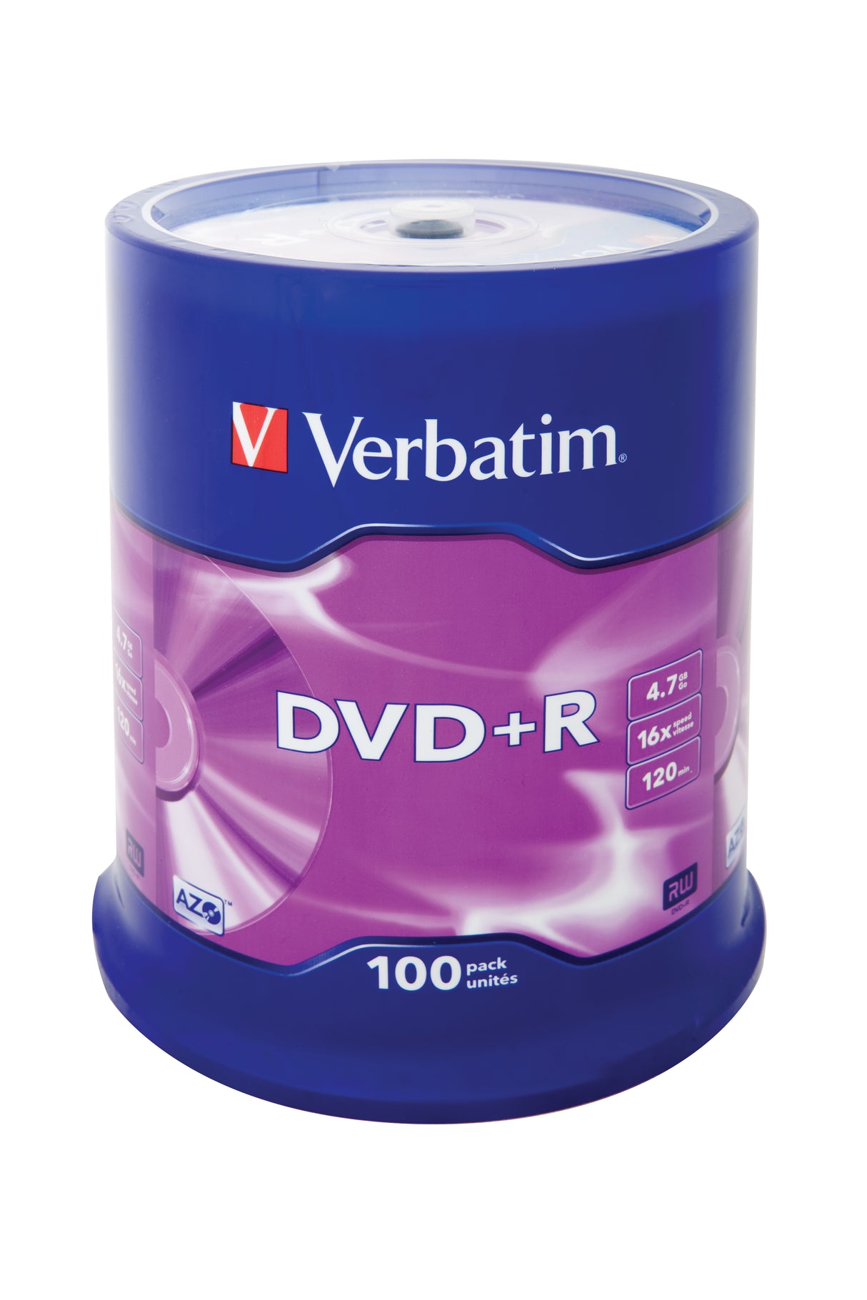 Verbatim DVD+R Matt Silver 4.7 GB 100 pc(s)