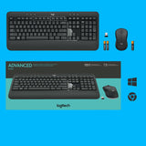 Logitech MK540 ADVANCED Wireless Keyboard and Mouse Combo