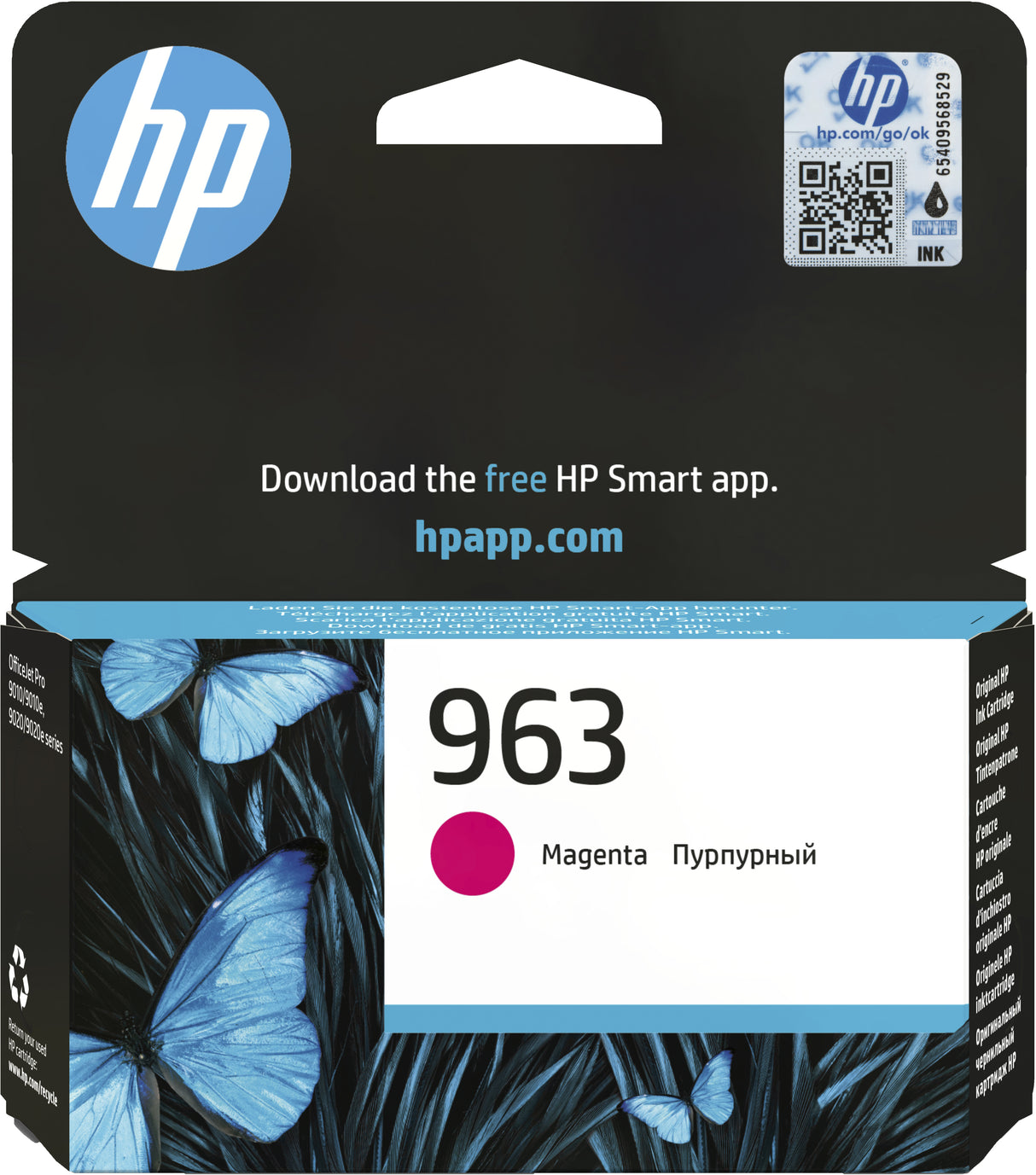 HP 3JA24AE/963 Ink cartridge magenta, 700 pages 10.77ml for HP OJ Pro 9010/e/9020/9020 e