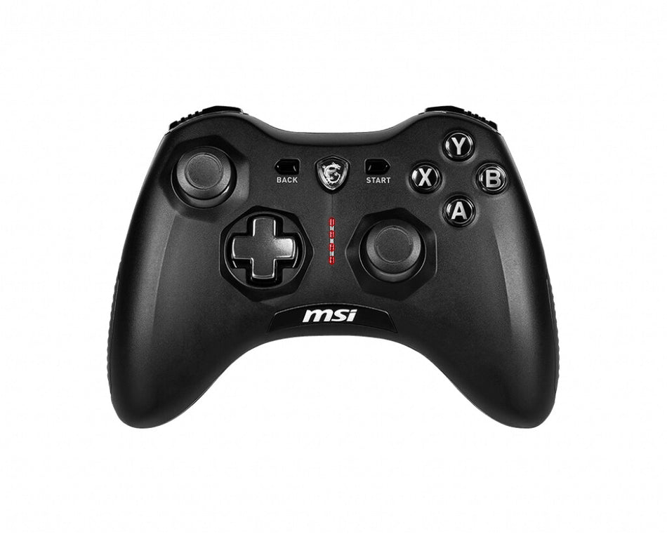 MSI FORCE GC20 V2 Gaming Controller 'PC and Android ready, Wired, adjustable D-Pad cover, Dual vibration motors, Ergonomic design, detachable cables'