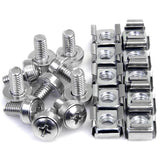 StarTech.com 50 Pkg M6 Mounting Screws and Cage Nuts for Server Rack Cabinet