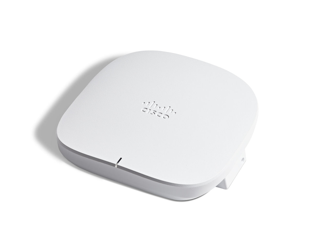 Cisco Business 150AX Wi-Fi 6 2x2 Access Point 1 GbE Port, Ceiling Mount, PoE Injector Included, 3-Year Hardware Protection (CBW150AX-E-UK) | Compatible with CBW150AX and CBW151AXM Mesh Extender