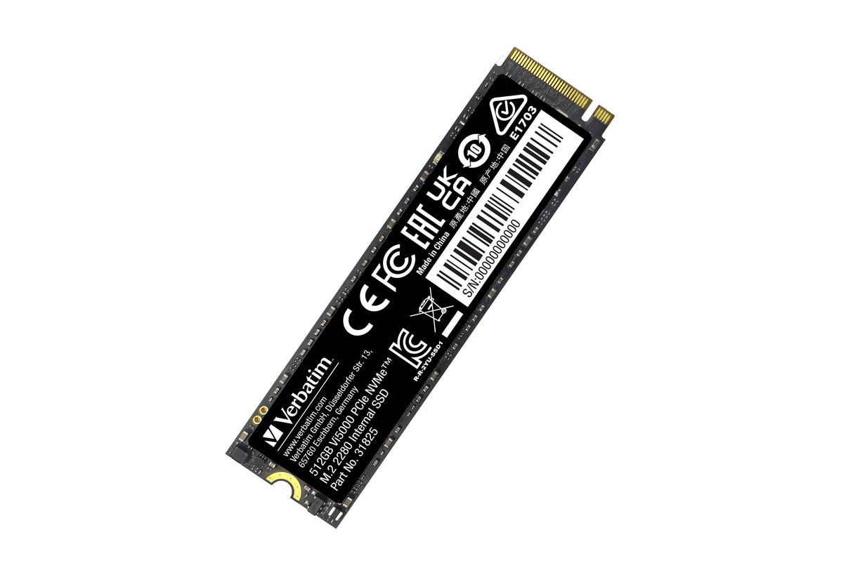 Verbatim Vi5000 PCIe NVMe M.2 SSD 512 GB