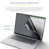 StarTech.com 16-inch MacBook Pro 21/23 Laptop Privacy Screen, Anti-Glare Privacy Filter with 51% Blue Light Reduction, Monitor Screen Protector with +/- 30 deg. Viewing Angle, Reversible Matte/Glossy Sides