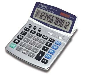 Aurora DT401 calculator Desktop Basic Grey