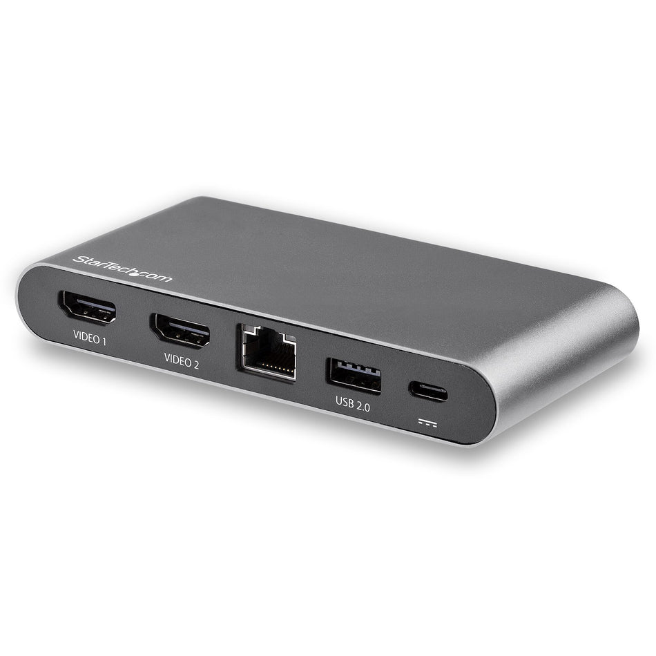 StarTech.com USB C Multiport Adapter, Dual 4K Monitor, USB-C to Dual HDMI Adapter, 2x USB-A Ports, 100W PD 3.0, Gigabit LAN Port - Replaced by 120B-USBC-MULTIPORT