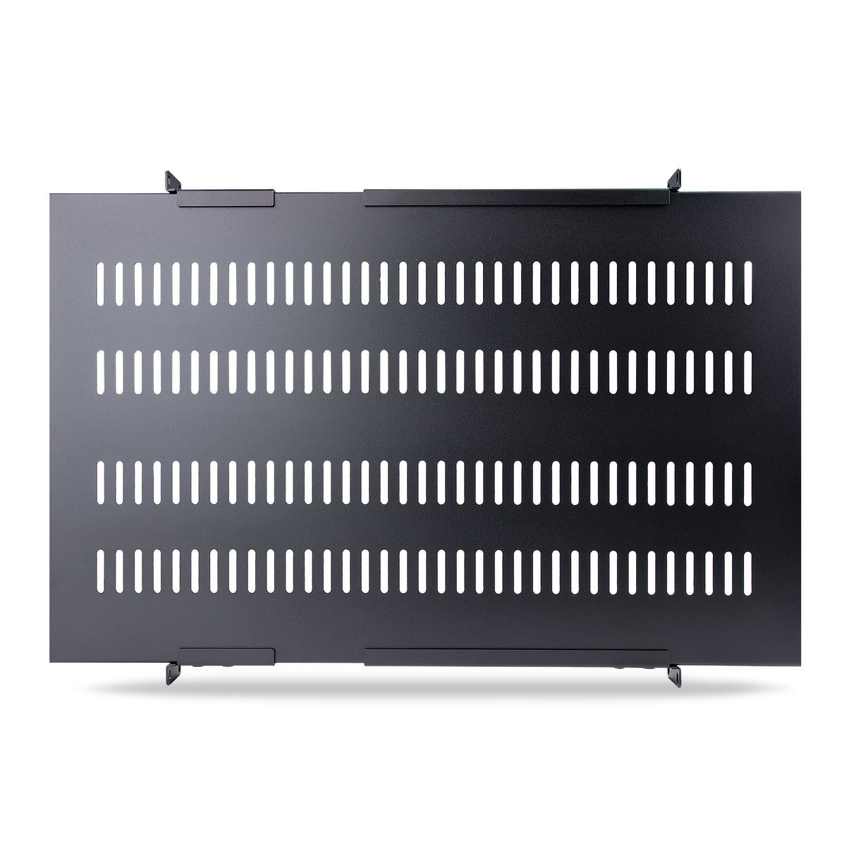 StarTech.com 1U 4-Post Adjustable Vented Server Rack Mount Shelf - 330lbs(150 kg) - 19.5 to 38in Adjustable Mounting Depth Universal Tray for 19" AV/ Network Equipment Rack - 27.5in Deep