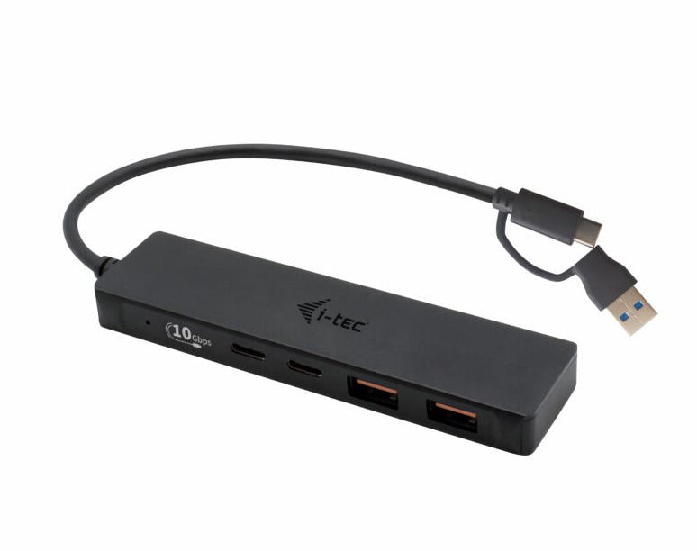 i-tec Metal USB-A/USB-C HUB 2x USB 3.0 + 2x USB-C (10 Gbps)