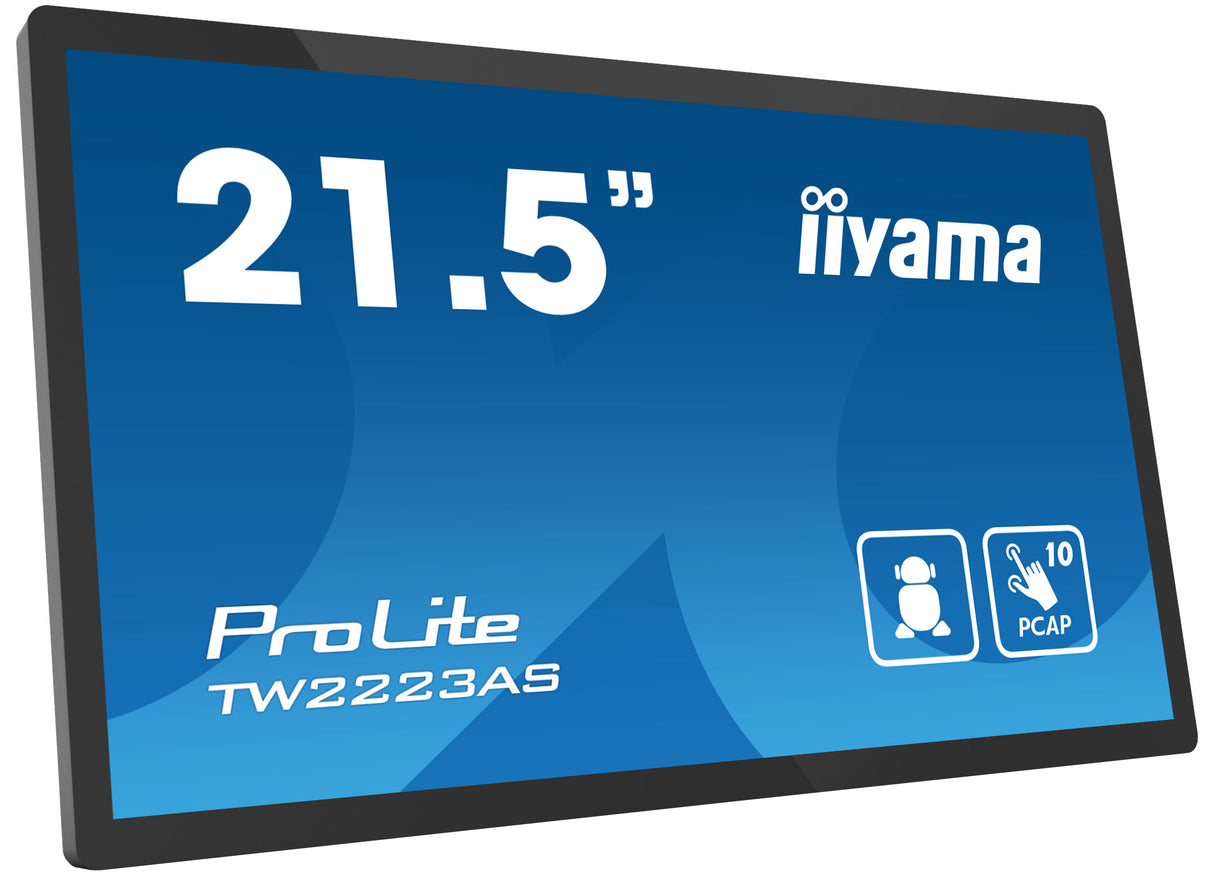 iiyama ProLite TW2223AS-B2 computer monitor 54.6 cm (21.5") Full HD Touchscreen Black