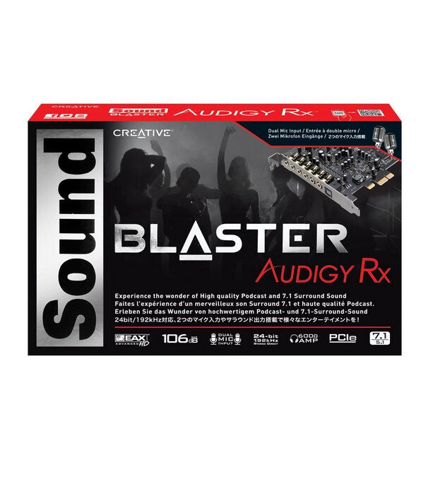 Creative Labs Sound Blaster Audigy Rx Internal 7.1 channels PCI-E