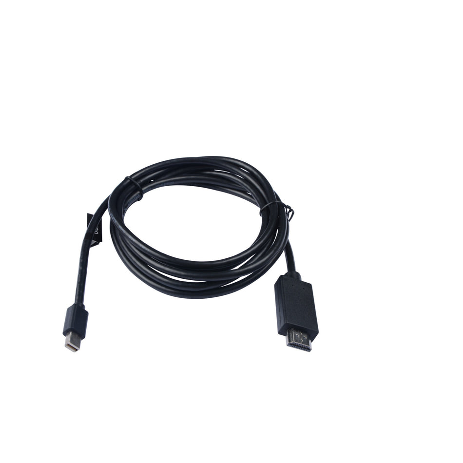 V7 Black Video Cable Mini DisplayPort Male to HDMI Male 2m 6.6ft