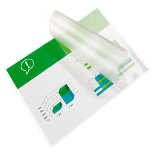 GBC Document Laminating Pouches A4 2x125 Micron Gloss (100)