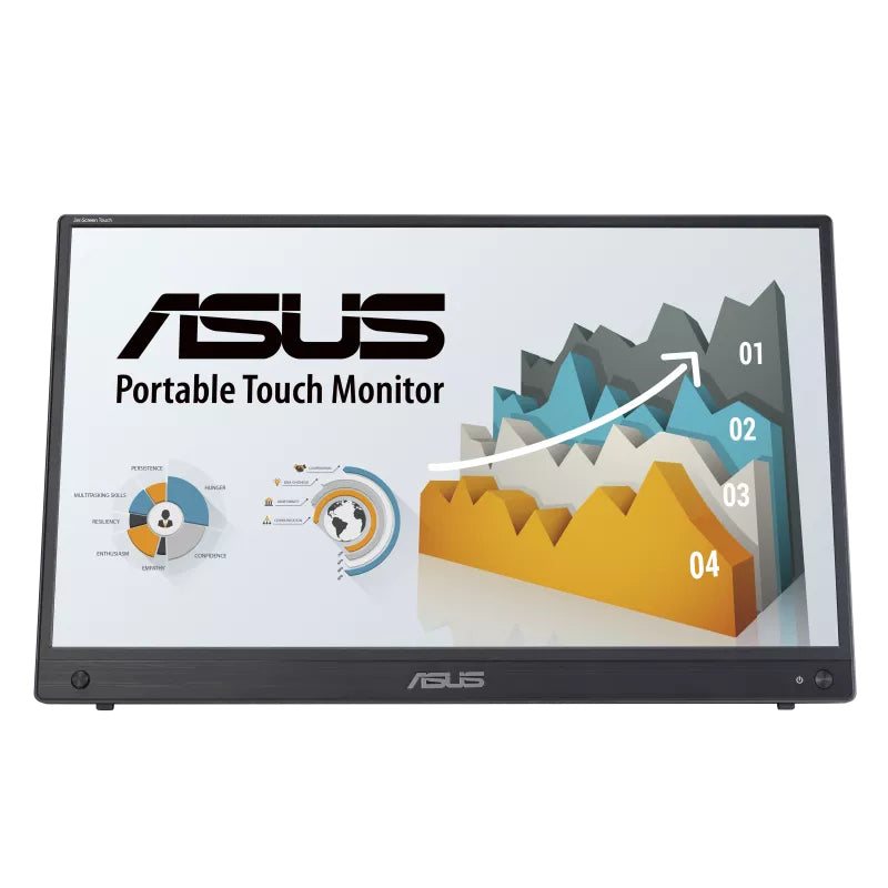 ASUS ZenScreen MB16AMTR computer monitor 39.6 cm (15.6") 1920 x 1080 pixels Full HD LCD Touchscreen Black