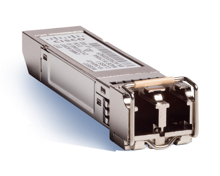 Cisco 1000BASE- LX/LH SFP Module for Gigabit Ethernet Deployments, Hot Swappable, 5-Year Standard Warranty (GLC-LH-SMD=)