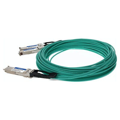 AddOn Networks Q56-2Q56-200GB-AOC3MLZ-AO InfiniBand/fibre optic cable 3 m QSFP56 2xQSFP56 Green, Grey