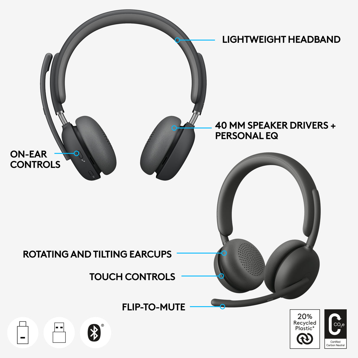 Logitech Zone Wireless 2 UC