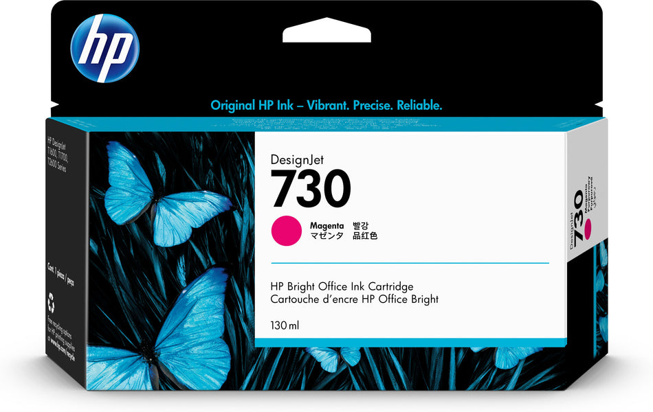 HP 730 130-ml Magenta DesignJet Ink Cartridge