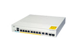 Cisco Catalyst 1000-8T-2G-L Network Switch, 8 Gigabit Ethernet (GbE) Ports, 2x 1G SFP/RJ-45 Combo Ports, Fanless Operation, Enhanced Limited Lifetime Warranty (C1000-8T-2G-L)