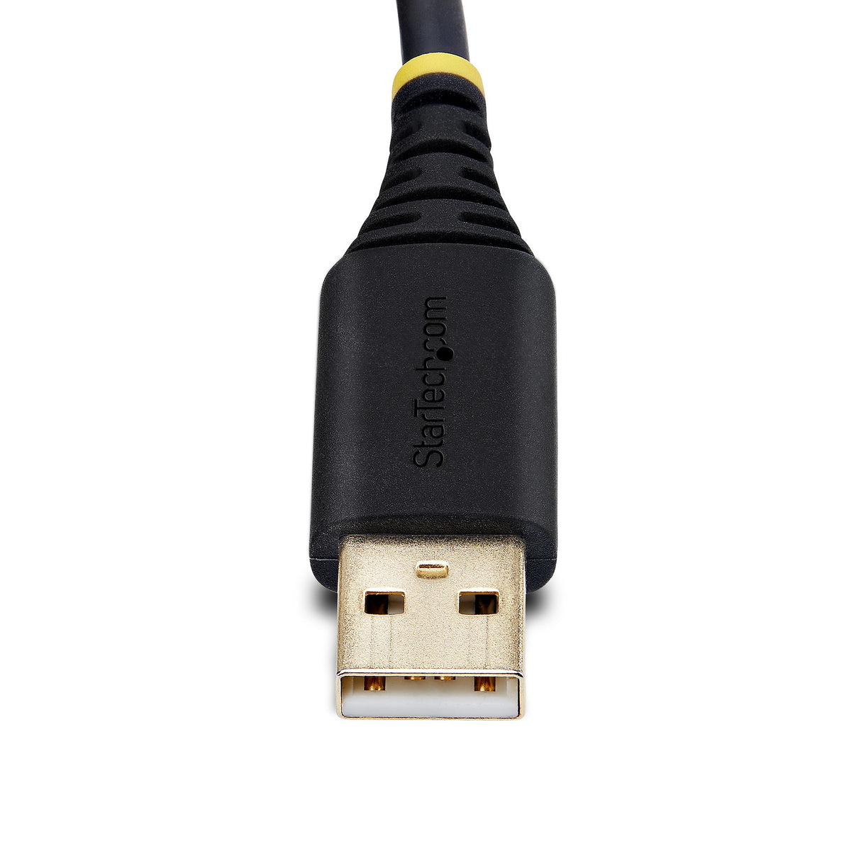 StarTech.com 3ft (1m) USB to Null Modem Serial Adapter Cable, Interchangeable DB9 Screws/Nuts, COM Retention, USB-A to RS232, FTDI, Level-4 ESD Protection, Windows/macOS/ChromeOS/Linux - Rugged TPE Construction