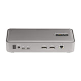 StarTech.com Dual-Laptop USB-C KVM Docking Station, Dual Monitor 4K 60Hz DisplayPort Dock, 5-Port USB Hub, GbE, 90W/45W Power Delivery to Two Laptops, Windows/Mac, 2-Host KVM Dock