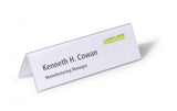 Durable 805219 non-metallic nameplate Transparent